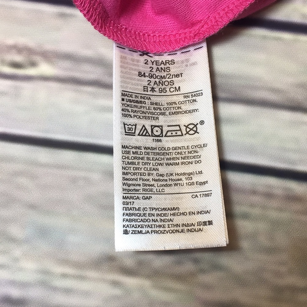 NWOT Baby Gap dress w/ bloomers - Picture 6 of 7